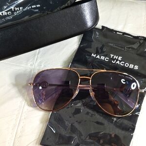 Marc Jacobs Purple Aviator Sunglasses
